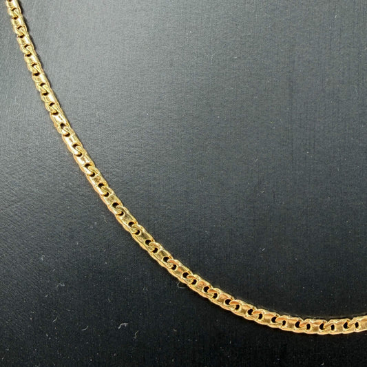 COLLANA ORO 18KT GIALLO Maglia Stile Infinito 14.03 gr
