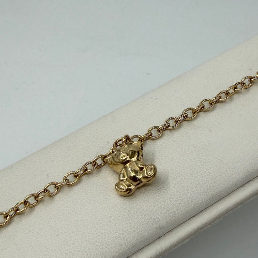 BRACCIALE ORO 18KT GIALLO Rollò Con Charms 7.10 gr