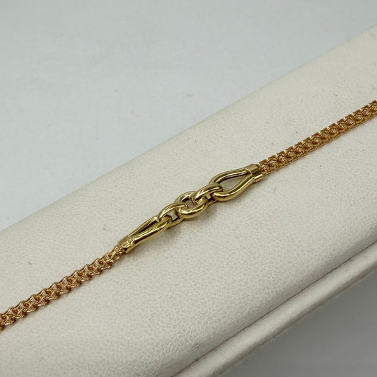 BRACCIALE ORO 18KT GIALLO Doppio Filo 3.86 gr