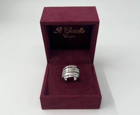 ANELLO IN ORO 18KT BIANCO