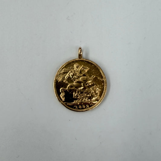 CIONDOLO ORO 18KT GIALLO Sterlina 8.16 gr