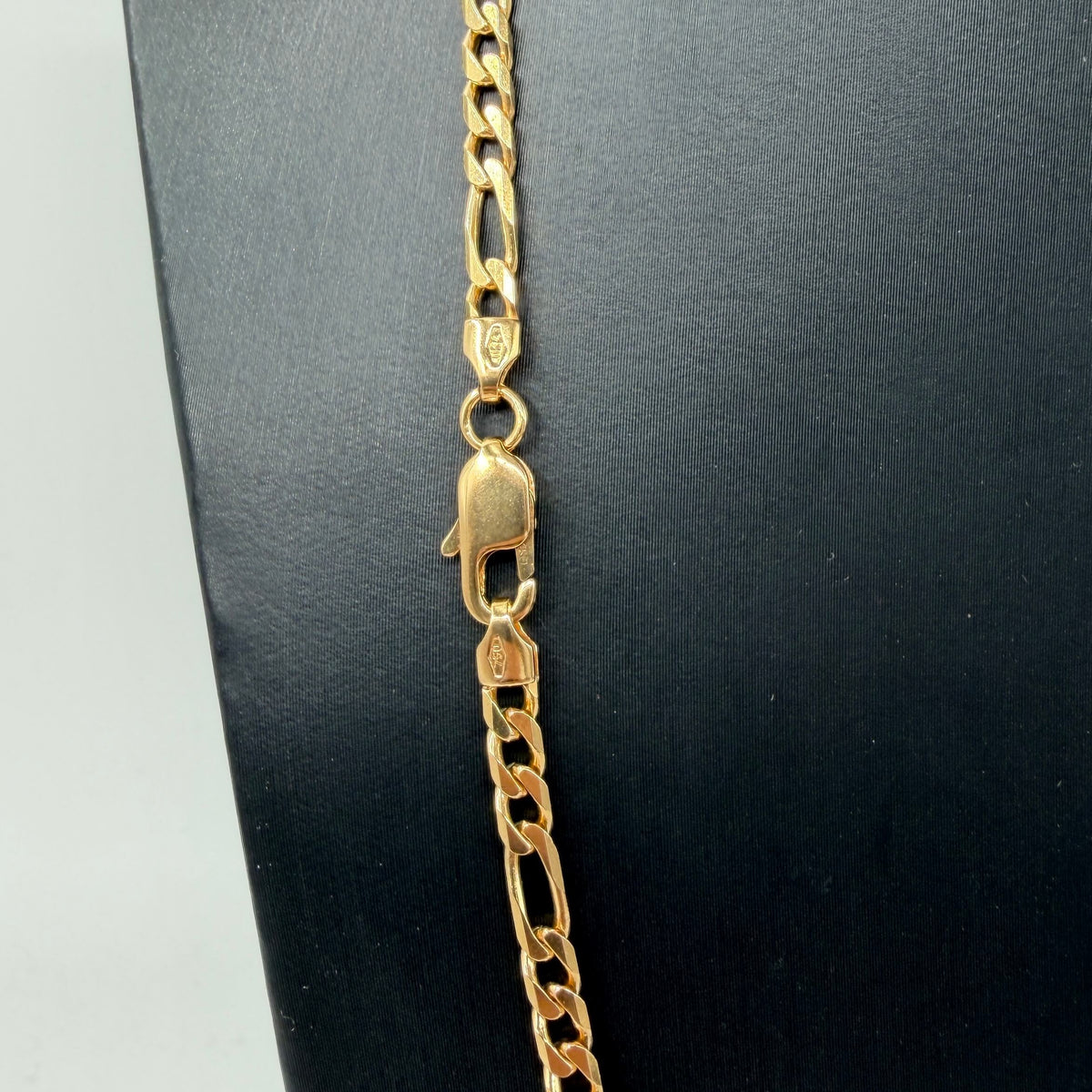 COLLANA ORO 18KT GIALLO Maglia 3+1 17.02 gr