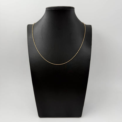 COLLANA ORO 18KT GIALLO Cilindri 4.18 gr