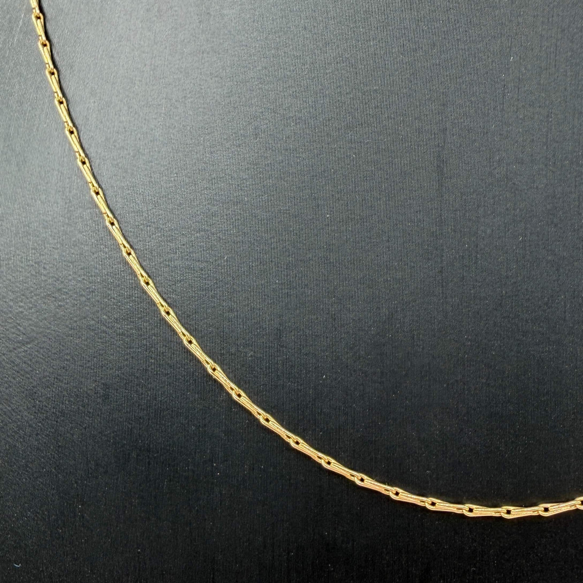 COLLANA ORO 18KT GIALLO Cilindri 4.18 gr