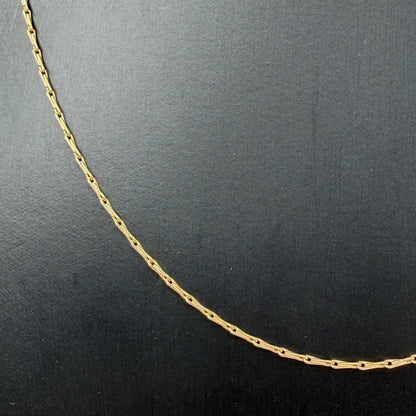 COLLANA ORO 18KT GIALLO Cilindri 4.18 gr