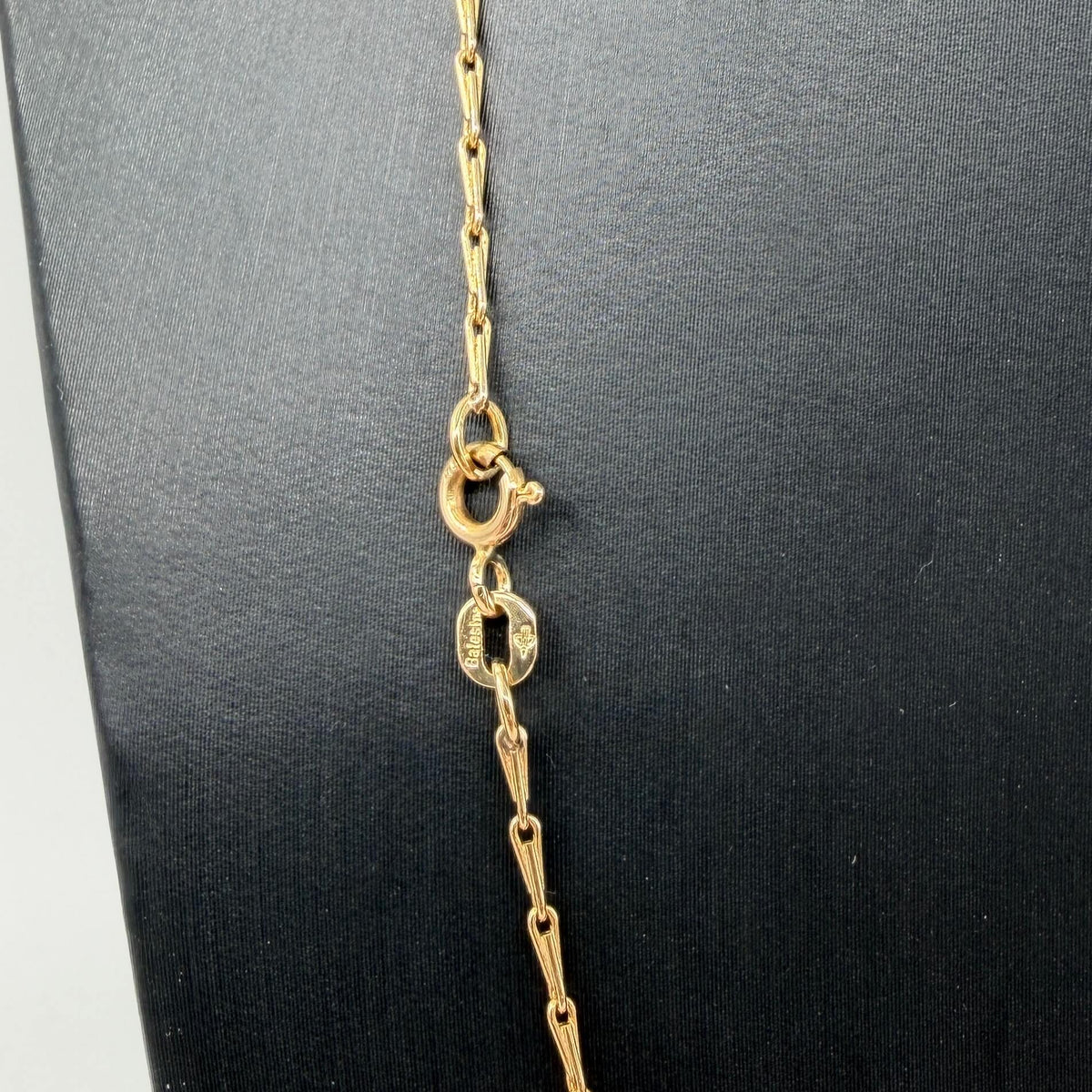COLLANA ORO 18KT GIALLO Cilindri 4.18 gr