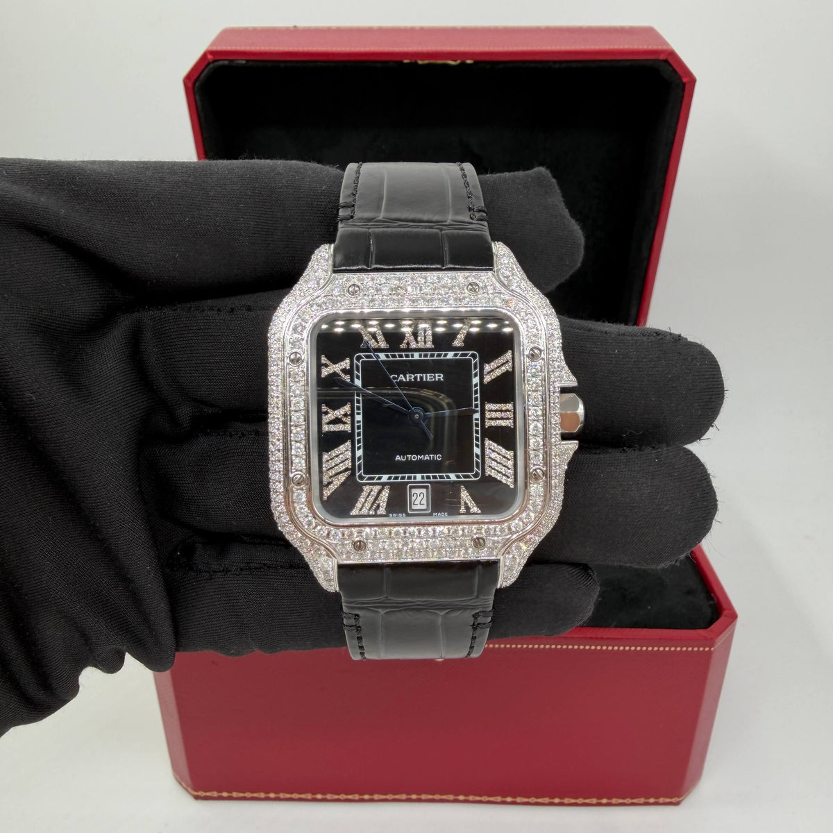 CARTIER SANTOS CUSTOM "BLACK" WSSA0018 2026