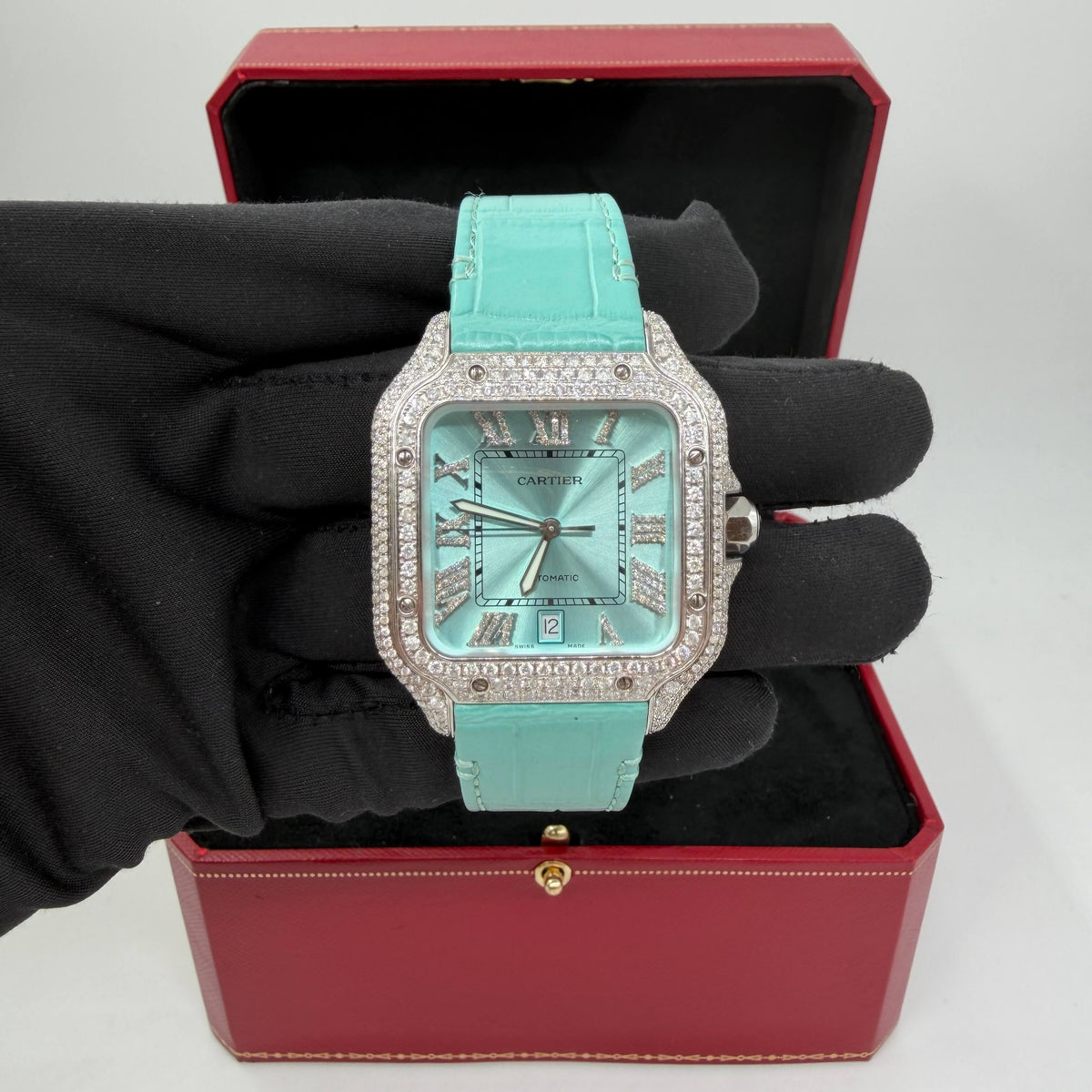 CARTIER SANTOS CUSTOM "LIGHT BLUE" WSSA0018 2026