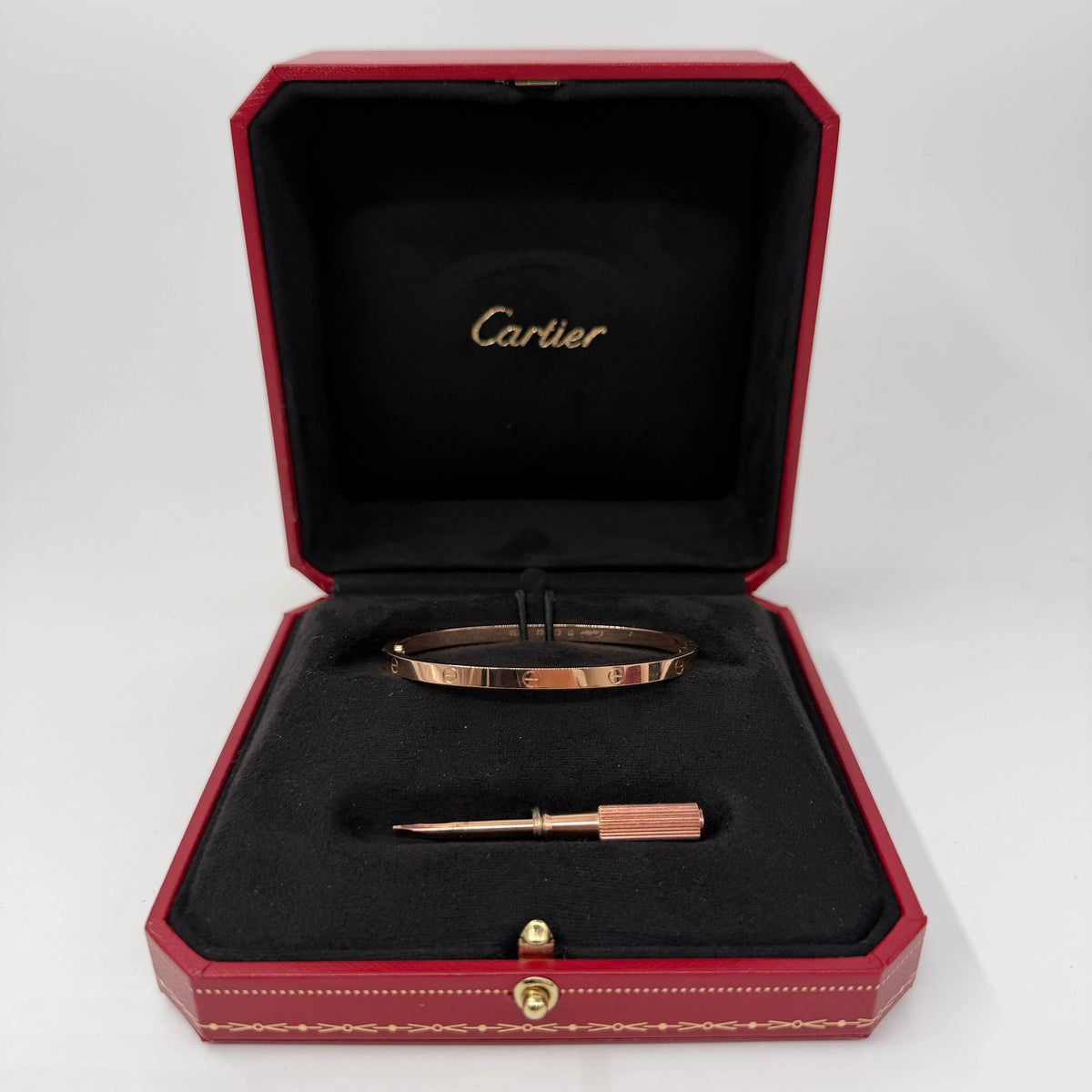BRACCIALE ORO 18KT ROSA Cartier Love Slim 18.11 gr