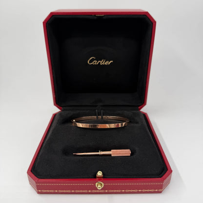 BRACCIALE ORO 18KT ROSA Cartier Love Slim 18.11 gr
