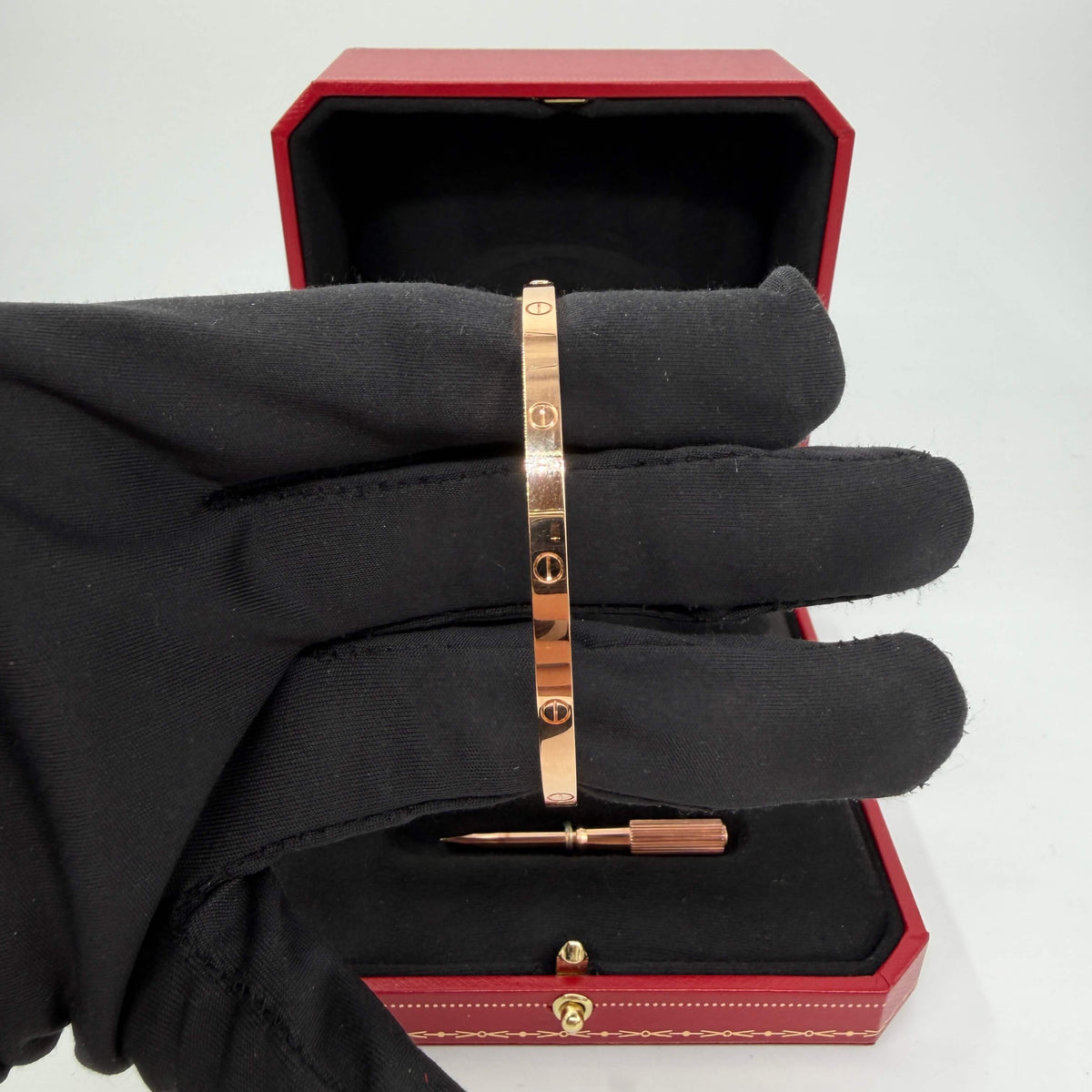 BRACCIALE ORO 18KT ROSA Cartier Love Slim 18.11 gr