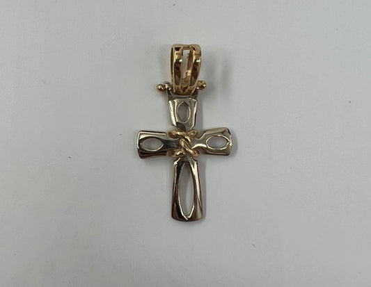 CIONDOLO ORO 18KT BICOLOR