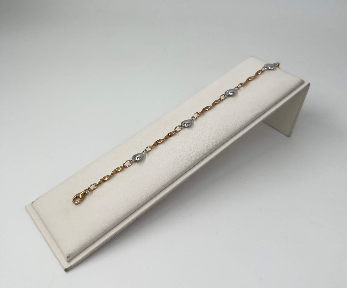 BRACCIALE 18 KT BICOLOR