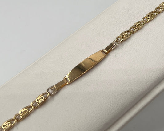 BRACCIALE 18 KT BICOLOR