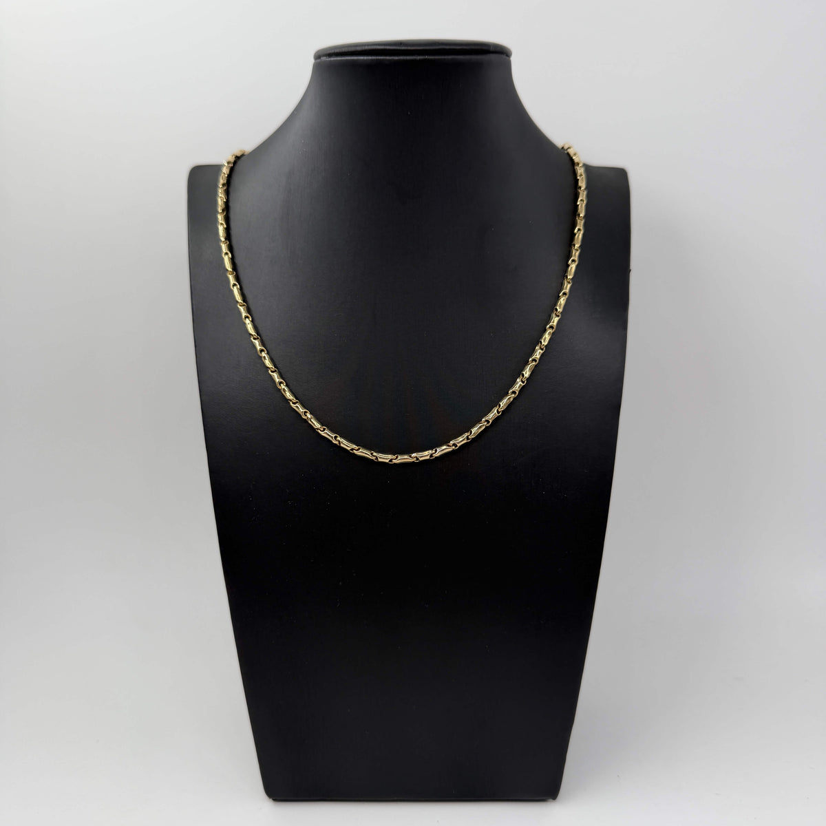 COLLANA ORO 18KT GIALLO Cilindri Pieni 14.22 gr