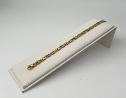 BRACCIALE 18 KT BICOLOR