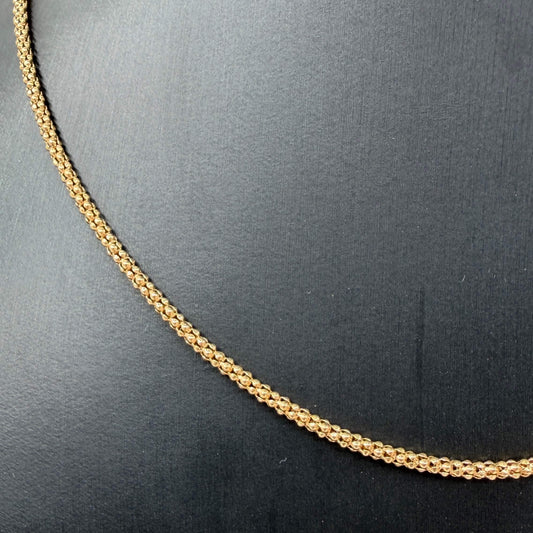 COLLANA ORO 18KT GIALLO Tubolare 5.87 gr