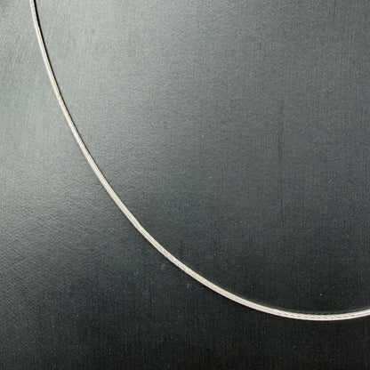 COLLANA ORO 18KT BIANCO Coda di Topo 4.40 gr