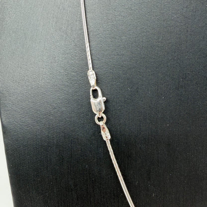 COLLANA ORO 18KT BIANCO Coda di Topo 4.40 gr