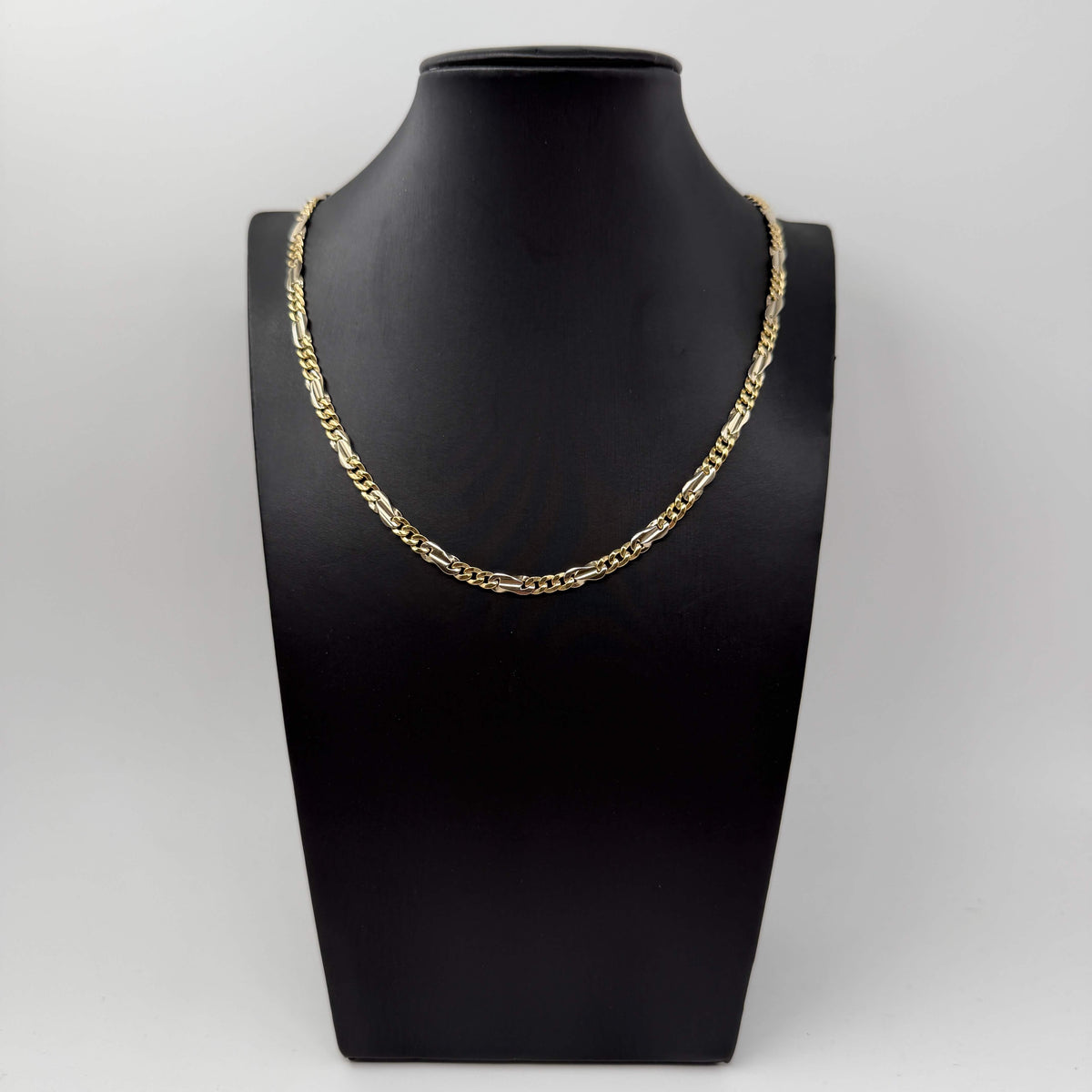 COLLANA ORO 18KT BICOLOR Anelli e Infiniti 32.77 gr