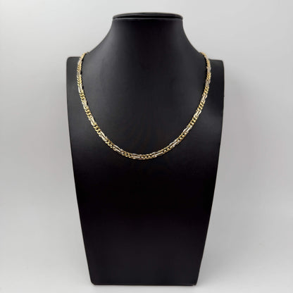 COLLANA ORO 18KT BICOLOR Anelli e Infiniti 32.77 gr