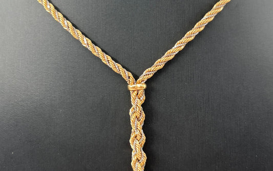 COLLANA ORO 18KT BICOLOR