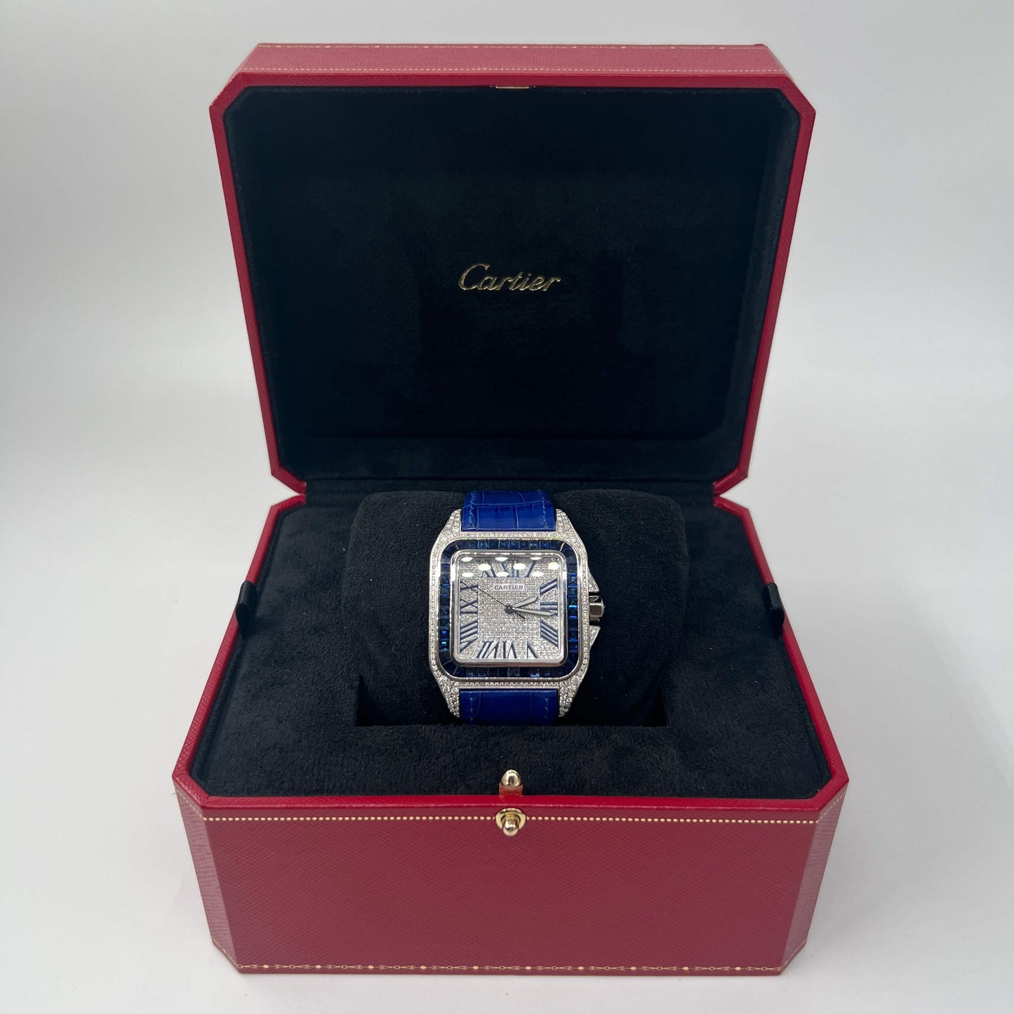 CARTIER SANTOS DIAMANTI E ZAFFIRI