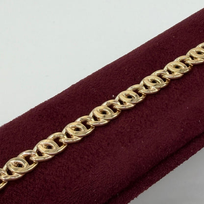 BRACCIALE ORO 18KT GIALLO Doppio Ovale 8.08 gr