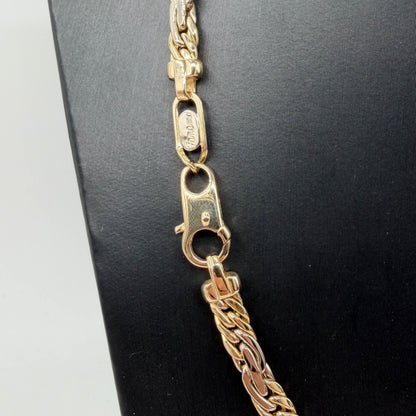 COLLANA ORO 18KT BICOLOR Treccia Degradè 28.91 gr