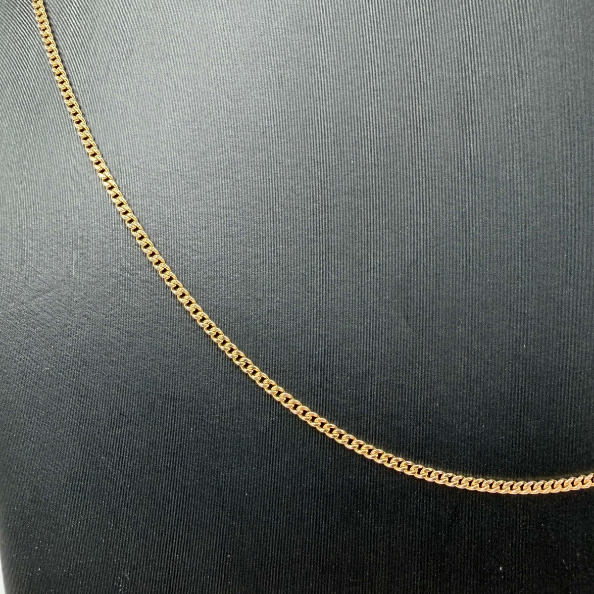 COLLANA ORO 18KT GIALLO Groumette Piatta 5.07 gr