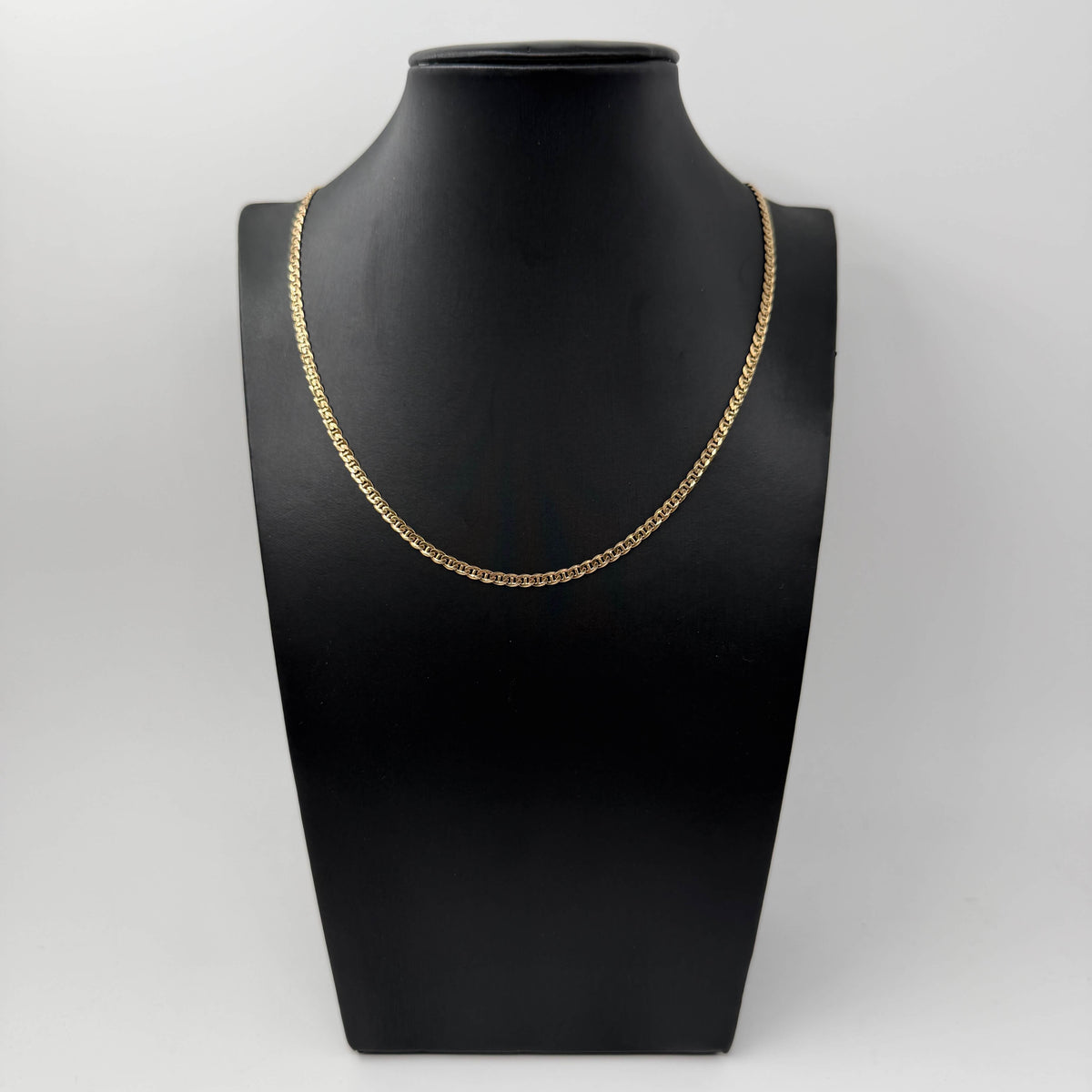 COLLANA ORO 18KT GIALLO Ovale Sbarrato 11.35 gr