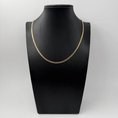 COLLANA ORO 18KT GIALLO Ovale Sbarrato 11.35 gr