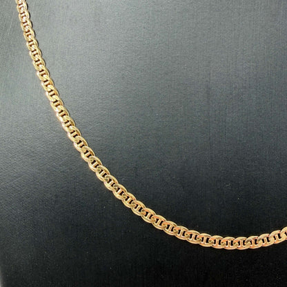 COLLANA ORO 18KT GIALLO Ovale Sbarrato 11.35 gr