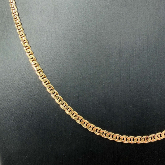 COLLANA ORO 18KT GIALLO Ovale Sbarrato 11.35 gr