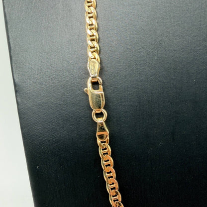 COLLANA ORO 18KT GIALLO Ovale Sbarrato 11.35 gr