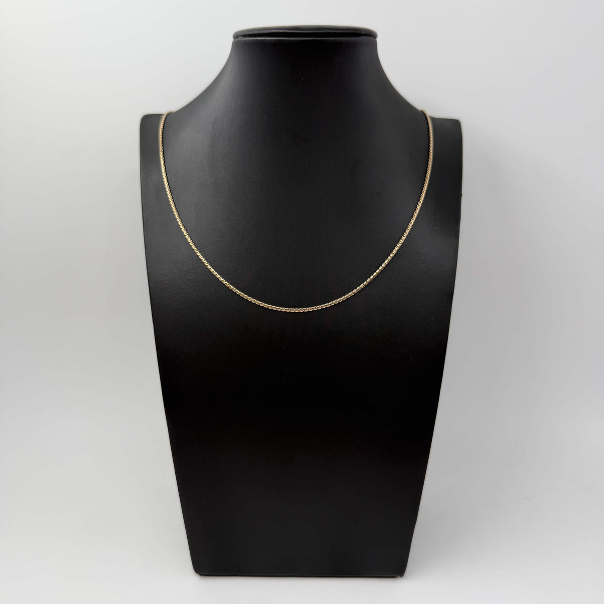COLLANA ORO 18KT GIALLO Treccia Piatta 8.63 gr