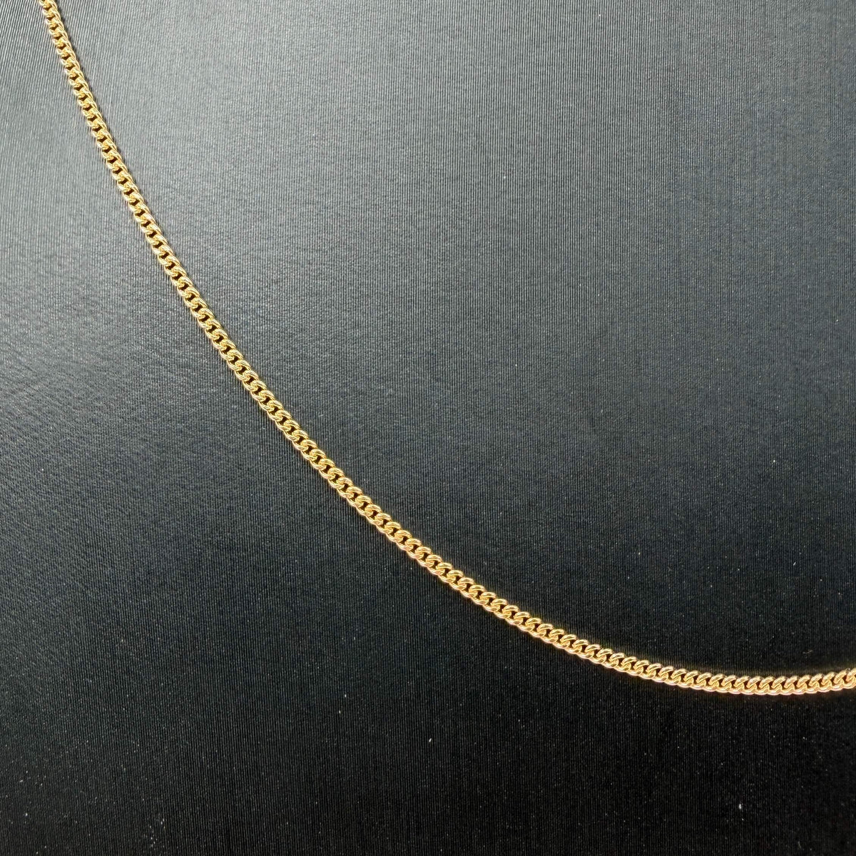 COLLANA ORO 18KT GIALLO Groumette Piatta 4.11 gr