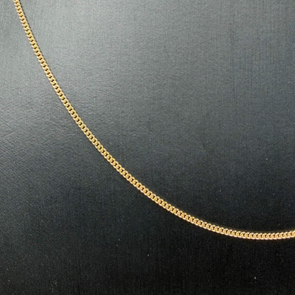 COLLANA ORO 18KT GIALLO Groumette Piatta 4.11 gr