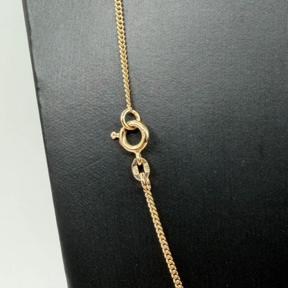 COLLANA ORO 18KT GIALLO Groumette Piatta 4.11 gr