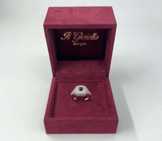 ANELLO IN ORO 18KT BIANCO