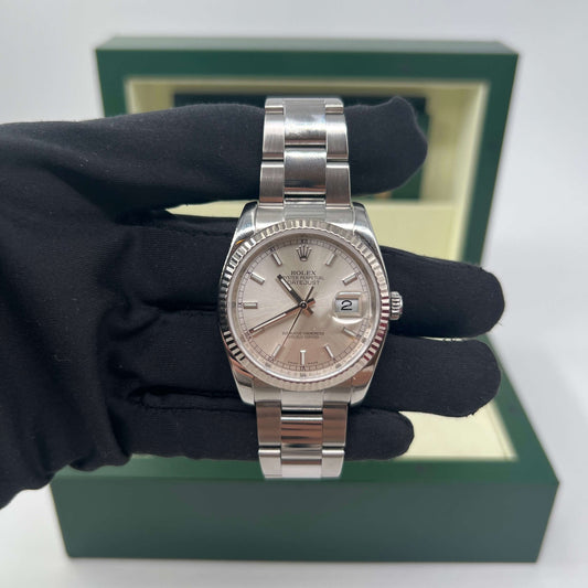 ROLEX DATE JUST 36MM ANNO 2011