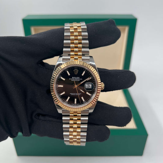 ROLEX DATE JUST 41MM ANNO 2024 ACCIAIO ORO