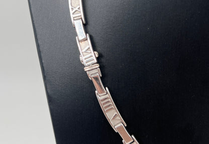 COLLANA TIFFANY ORO 18KT BIANCA CON DIAMANTI