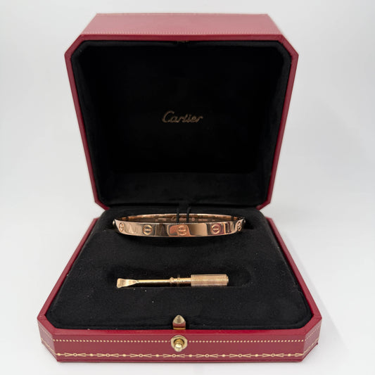 BRACCIALE ORO 18KT GIALLO Cartier Love Classico 35.14 gr