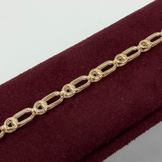 BRACCIALE ORO 18KT GIALLO Otto Allungato 3.36 gr