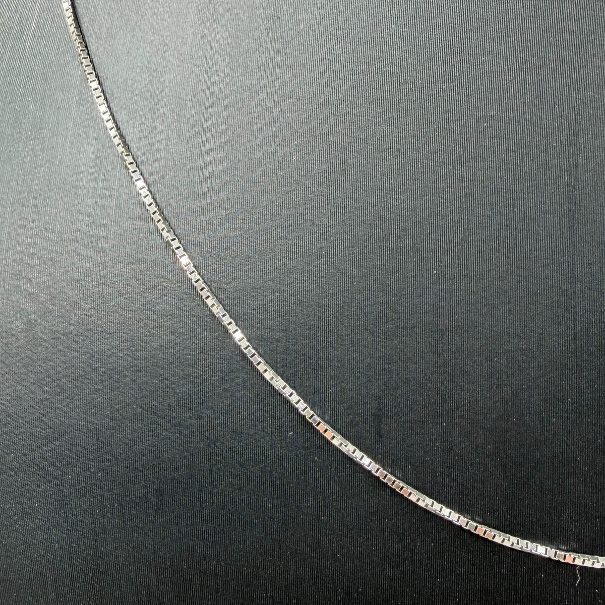 COLLANA ORO 18KT BIANCO Veneziana 2.44 gr
