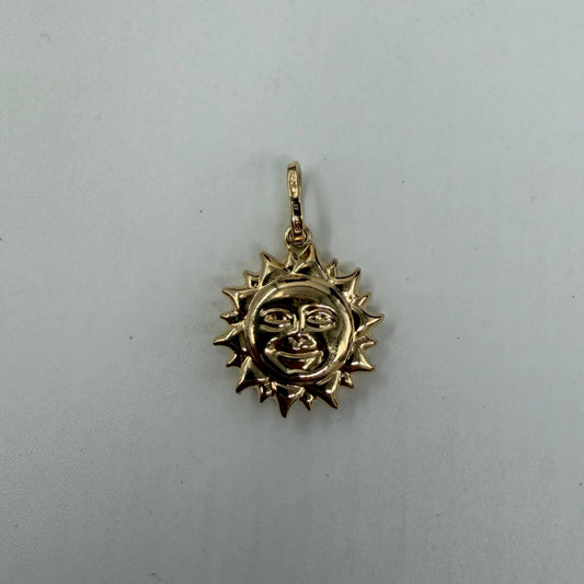 CIONDOLO ORO 18KT GIALLO Sole 1.75 gr