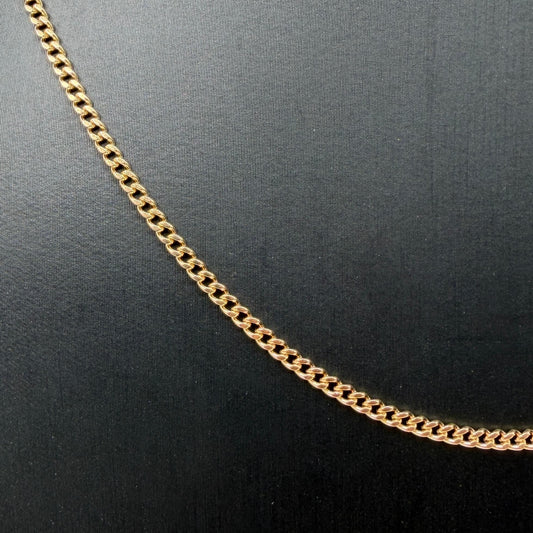 COLLANA ORO 18KT GIALLO Groumette Piatta 9.73 gr