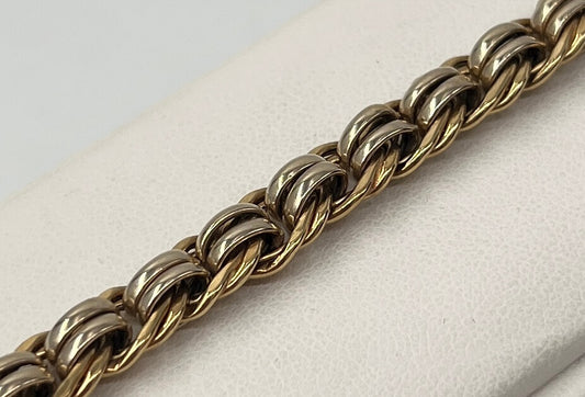 BRACCIALE 18 KT BICOLOR