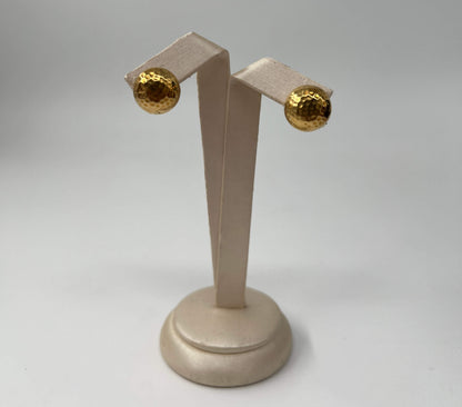COPPIA DI ORECCHINI ORO 18KT GIALLO